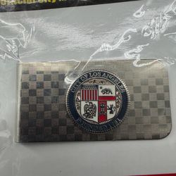 Cool LA Silver Tone  Money Clip