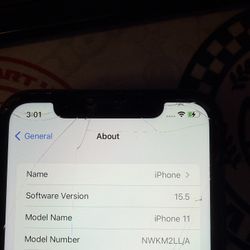 Black iPhone 11 64 Gb 