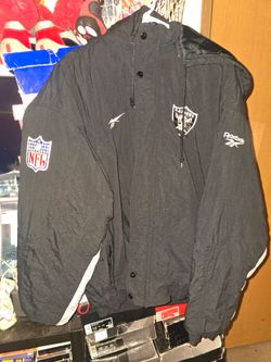 Vintage nfl raiders Reebok jacket size large