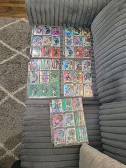 Huge (45 ) football mosaic silver Prizm football card lot /taking Offers Not A Dollar