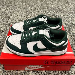 Nike Dunk Low “Michigan State” (Size 10.5M) | Brand New Deadstock