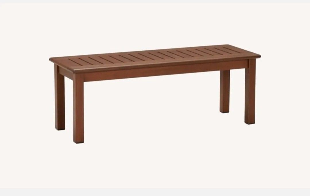 NEW Pottery Barn Chatham Outdoor Picnic Dining Bench Patio Porch