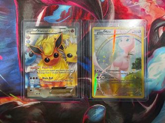 Pokemon Flareon Ex and Mew Xy promo