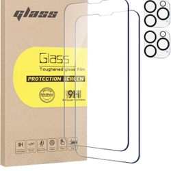 Screen & Camera Lens Protector - Compatible with Apple iPhone 14