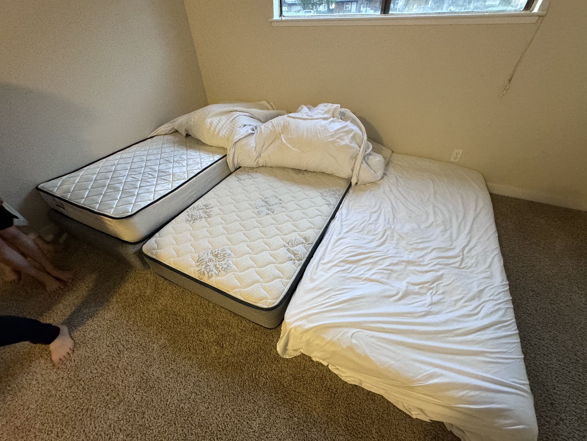 Two Sets Of Twin Beds From IKEA