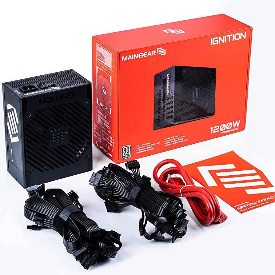 MAINGEAR IGNITION 1200 Watt 80 Plus Platinum | ATX Fully Modular Power Supply