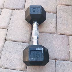 15 Lb Dumbbell 