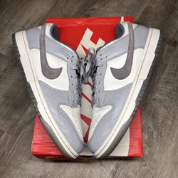 Nike Dunk Low Grey & White Size 10