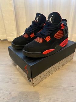 Air Jordan 4 Retro Red Thunder Sneakers
