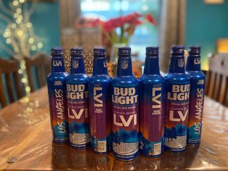 Bud light Aluminum Bottles(Unopened)