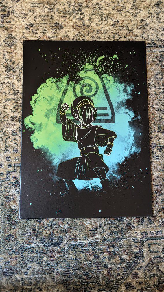 Toph Avatar The Last Airbender Displate Metal Poster 
