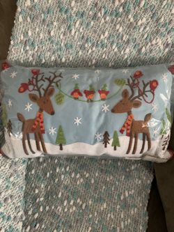 Christmas Reindeer Pillow