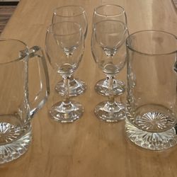 Beer and Wine Glasses