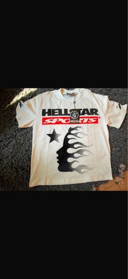 Hellstar Sports Graphic T-Shirt White