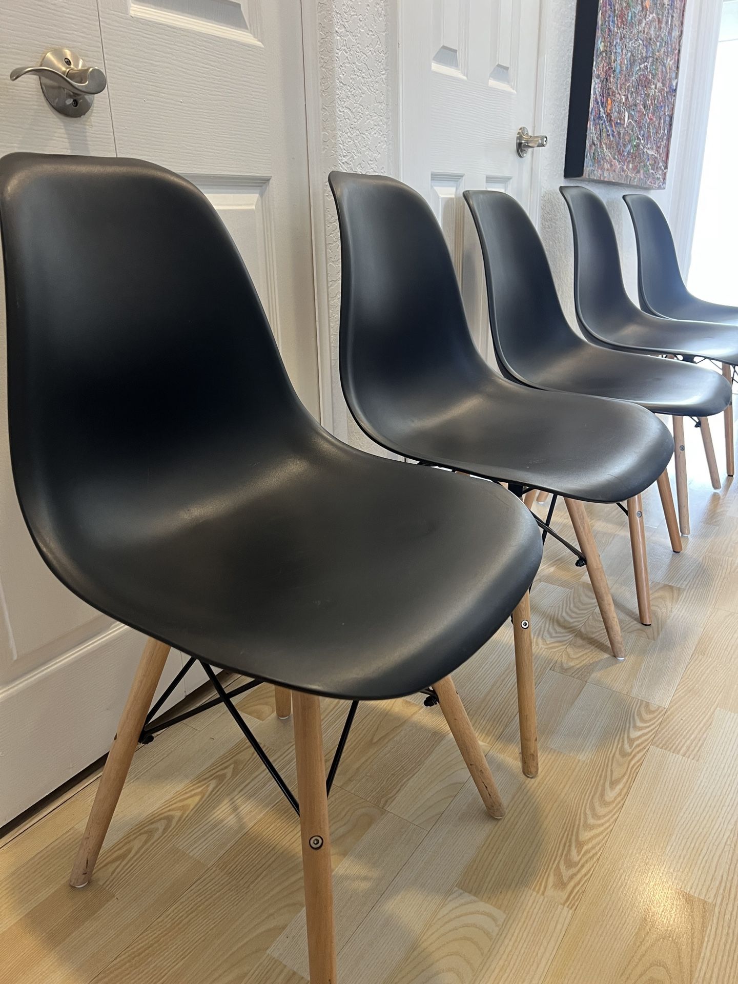 4 Black Chairs
