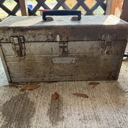 Old Metal Craftsman Toolbox