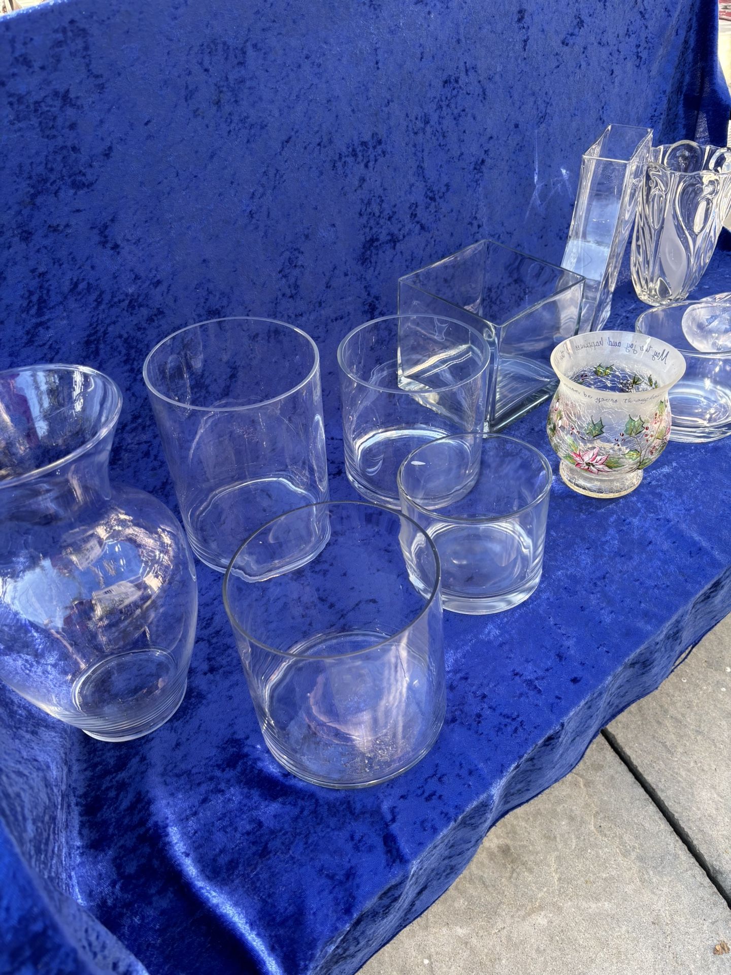 Flower vases good condition $5