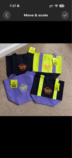 1set Trader Joe's Halloween Mini tote bags