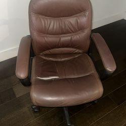Brown Office Chair – $20