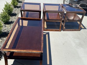 Coffee Table with 3 matching End Tables