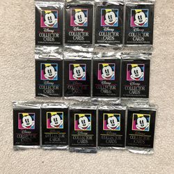 Disney Collector 1991 Sealed New Packs All For $60