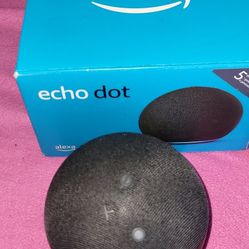 5th GEN ECHO DOT WITH TABLE HOLDERS 
