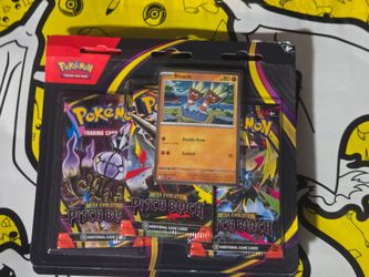 Pokemon TCG Mega Evolution Pitch Black 3 pack blister