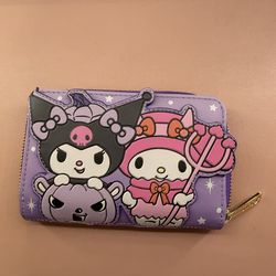 Sanrio x Loungefly Kuromi & My Melody Wallet – Halloween Edition