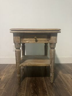 Wooden Side Table / Nightstand 