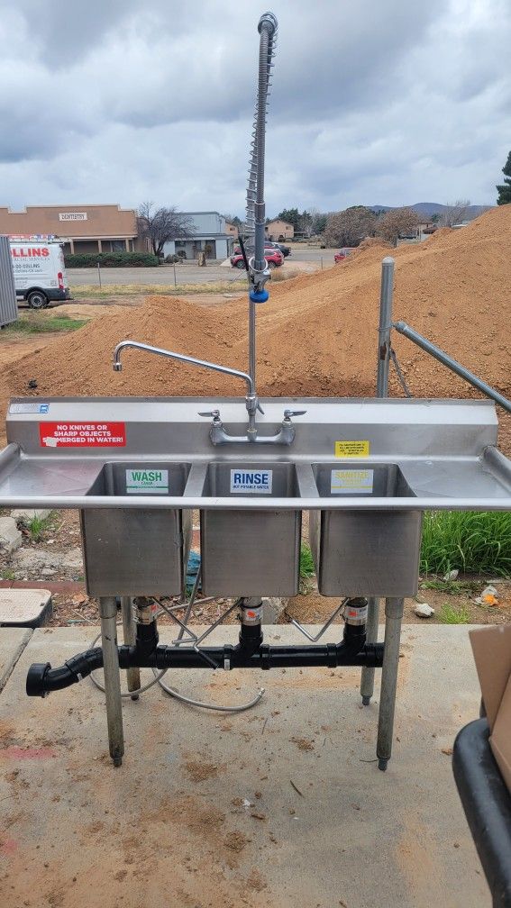 3 Compartment Sink...