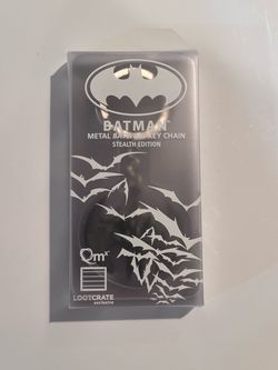 Batwing KeyChain DieCast Metal, Batman 1989 Movie, Loot Crate
