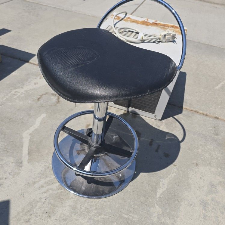 Chrome Spinning Chair