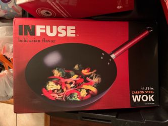 Carbon steel wok