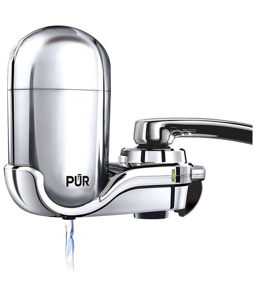 PUR FM-3700 Advanced Faucet Water Filtration System, Chrome