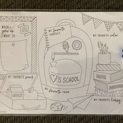 Student information/Coloring Sheets - 20 Sheets 