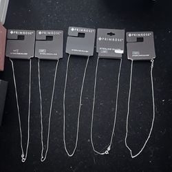 Sterling silver Chains 