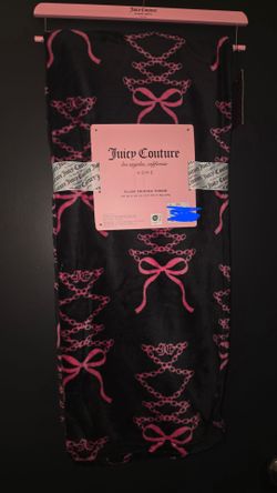 Juicy Couture Plush Throw
