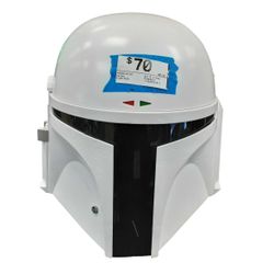 Mandelorian White Disney White Helmet