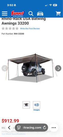 Rhino rack 270 Batwing awning