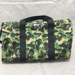  Bape camo duffel gym bag