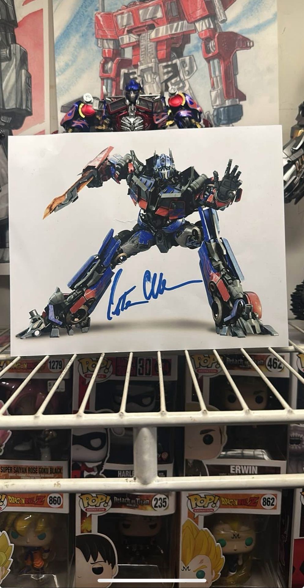 TRANSFORMERS PETER CULLEN SIGNED POSTER FROM FAN EXPO 2024 CHICAGO