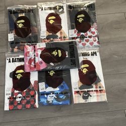 Bape tee 1 for 50 2 for 90 and 7 for 341