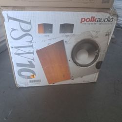 Polk Audio Psw10 Subwoofer-new In Box