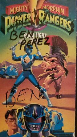 Power Rangers VHS
