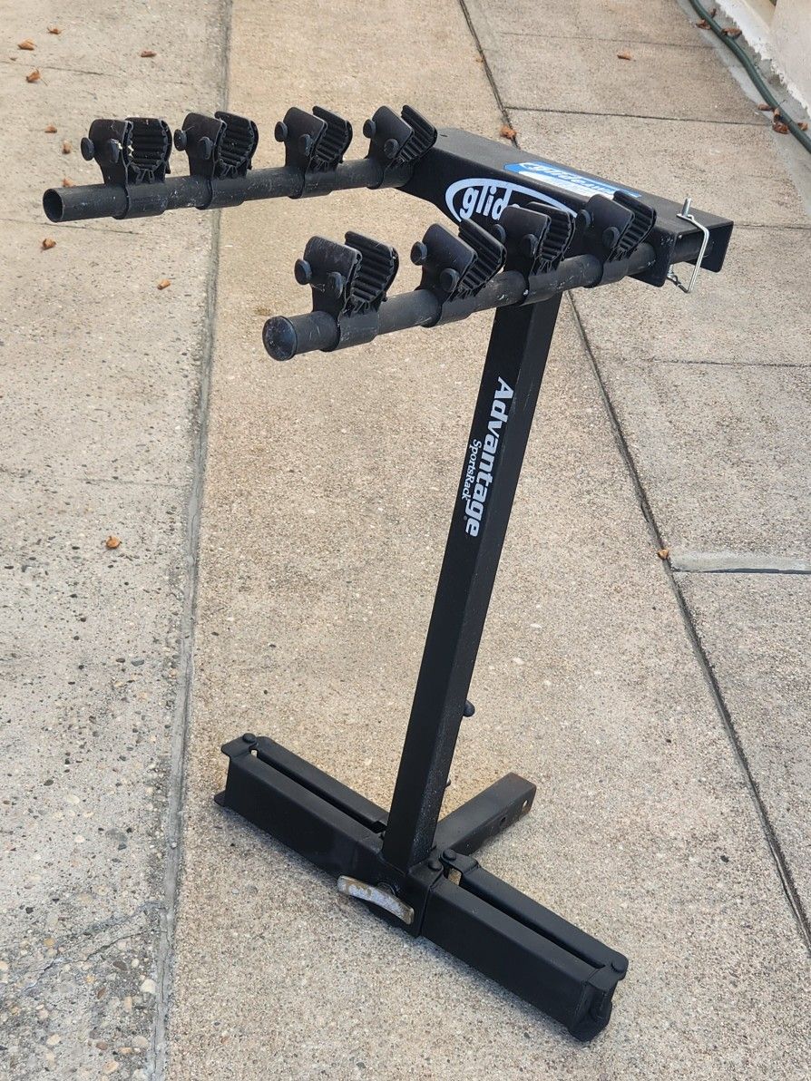 Glide-Away 4 Bike 2" Hitch Mounted Bike Rack