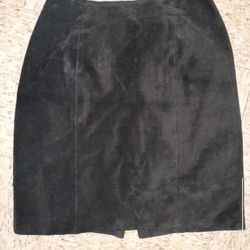 Real Leather Skirt Size 10