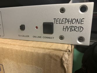 Telephone module for radio stations