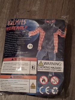 Werewolf Costume (Age 3-5) $20 BRAND NEW! 