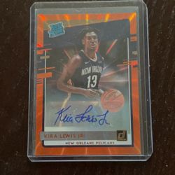 KIRA LEWIS JR DONRUSS SIGNATURE 