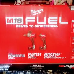 Brand New Milwaukee Two Tool Combo Set 